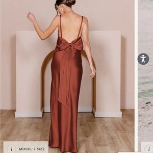 Revelry Steph's Satin Dress